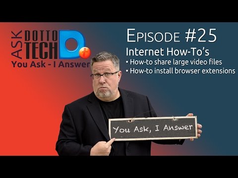 Browser Settings LastPass and Video Hosting Ask Dotto Tech 31