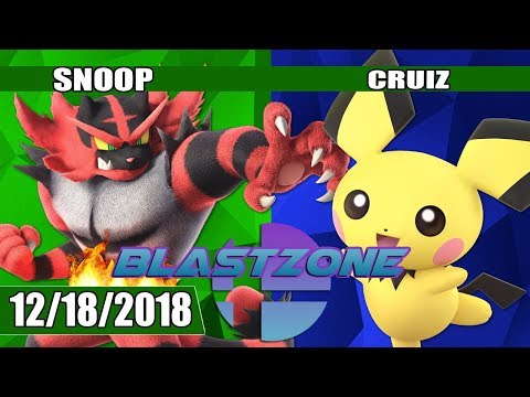 PSG Blastzone: Sugoi | Snoop (Incineroar) vs Cruiz (Pichu) - Winners Round 4
