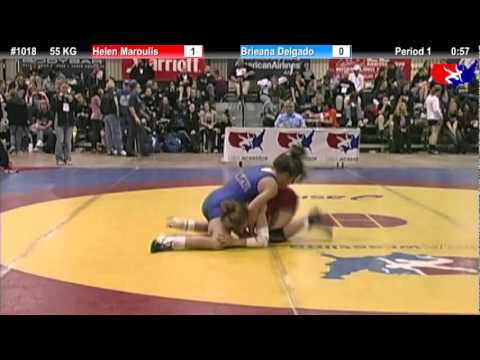 2011 U.S. Open SAT WM 55 KG: Helen Maroulis vs. Brieana Delgado Champ. Round 2