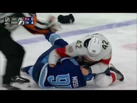 Massive Scrum Ensues After Matthew Tkachuk Dumps Nikita Kucherov