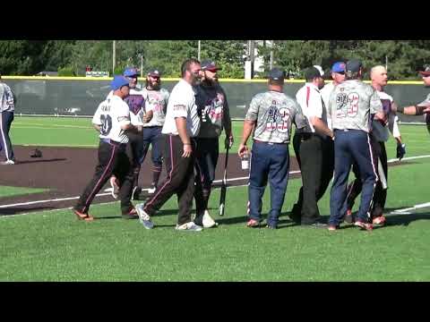 2019 Seattle Major incident between TDB and Dan Smith - benches clear, middle shot