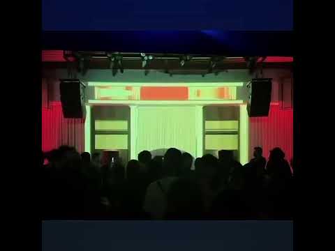 Structure installation and projection mapping live audio visual