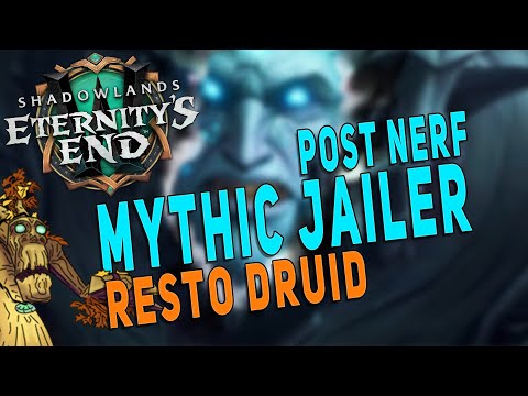 9.2.5 Resto Druid | Mythic Jailer (Post Nerf) - Sepulcher of the First Ones | WoW Shadowlands