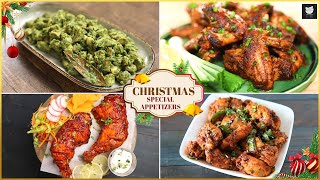 Best Christmas Party Appetizers | Non-Veg Starter Recipes | Chicken Appetizer Recipes