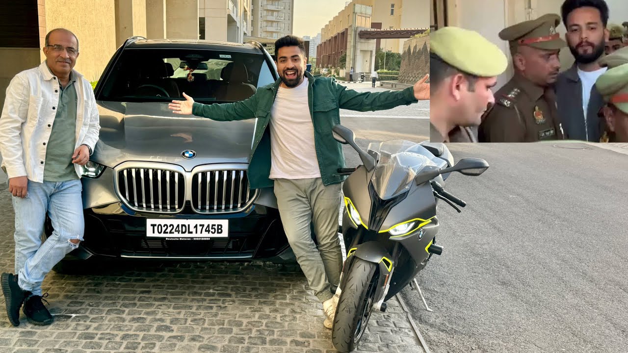 First ROAD TRIP on my BMW X5 & S1000rr SUPERBIKE 😍| Elvish Yadav Reality SERIOUS case hai 😨