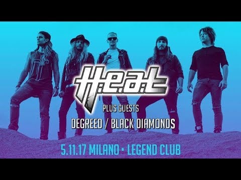 H.e.a.t - Point Of No Return - A Shot At Redemption - Living On The Run - Live In Milano 2017