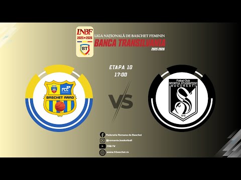 Liga Nationala de Baschet Feminin BT 25/26-FCC Baschet UAV Arad vs Sportul Studențesc București