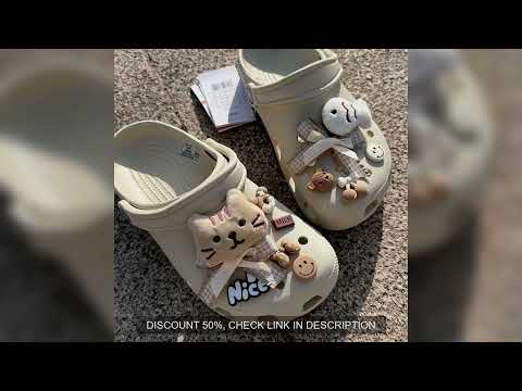 Mesuca 13pcs Shoes Charms Removable Cute Fish Cat Shoe Accessories for Girls Cotton Shoes Clogs DIY