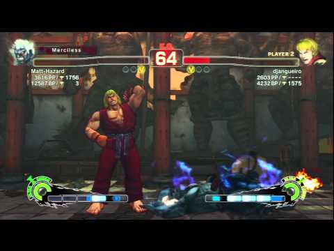 Matt-Hazard (Oni) Vs djangueiro (Ken) SSF4 AE Ranked Matches - PSN