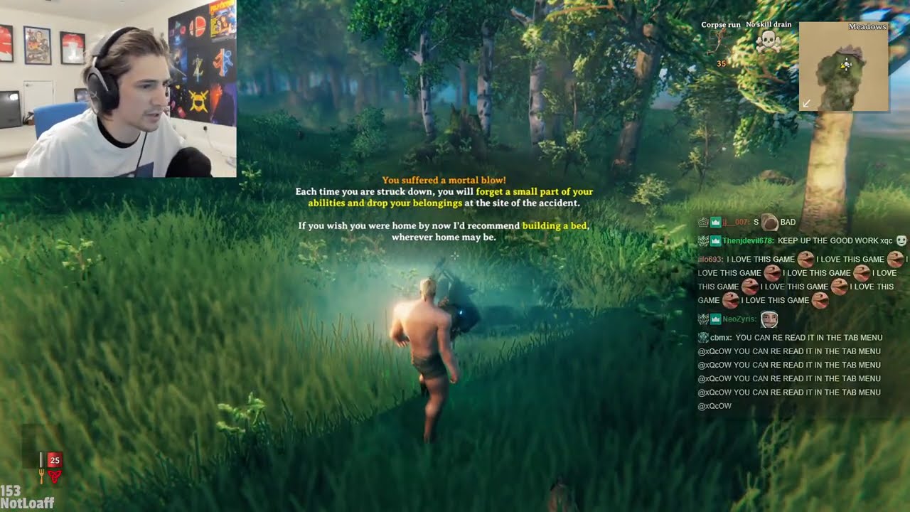 xQc Plays VALHEIM – Viking RPG Survival Game