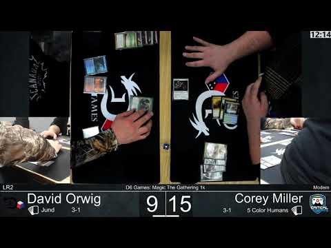 [D6 Games MTG Modern 1k] Round 5 | David Orwig vs Corey Miller