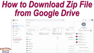 How to Download Zip File from Google Drive