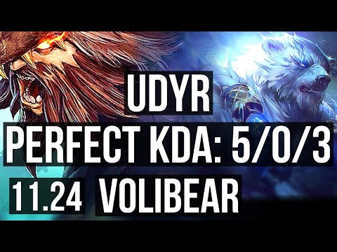 UDYR vs VOLIBEAR (JNG) | 5/0/3, 1.7M mastery | BR Master | 11.24