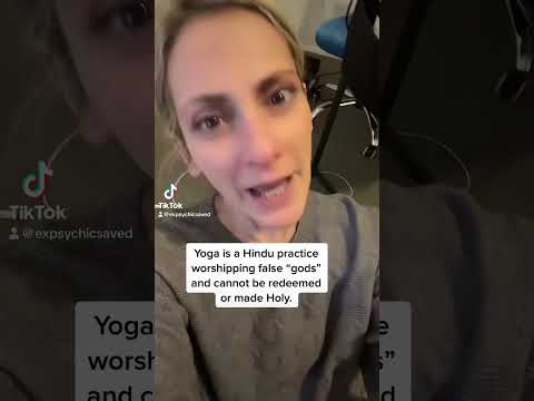 Yoga is not just exercise! It is a spiritual practice that worship false gods #yoga #idols #demons