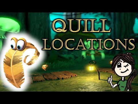 Moodymaze Marsh Quill Locations |Yooka-Laylee (Switch)