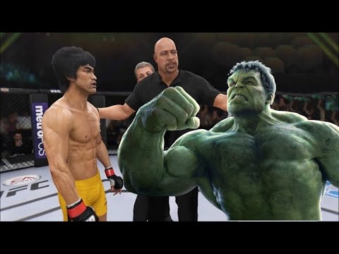 Bruce Lee vs. Hulk - EA Sports UFC 3 - Epic Fight 🔥🐲