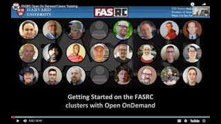 FASRC Open On Demand Users Training