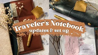 My New BK Truly Yours plus April Set Up in Travelers NoteBook | Midori Travelers Company Set Up