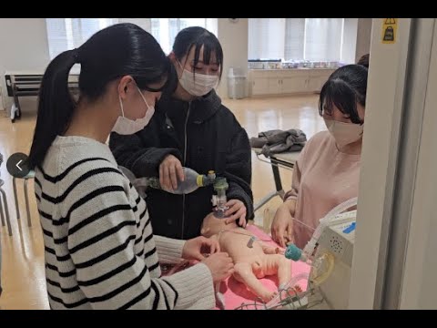 看護学科 新生児蘇生法(NCPR)研修　その2