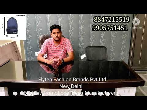 Flyten bags |New Delhi| Biggest promotional bags Manufacturers & Suppliers | school bags #backpacks