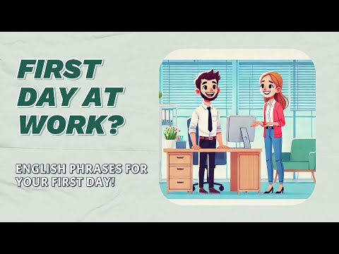 Learn English with Dialogue: Your First Day at Work | English Conversation Practice