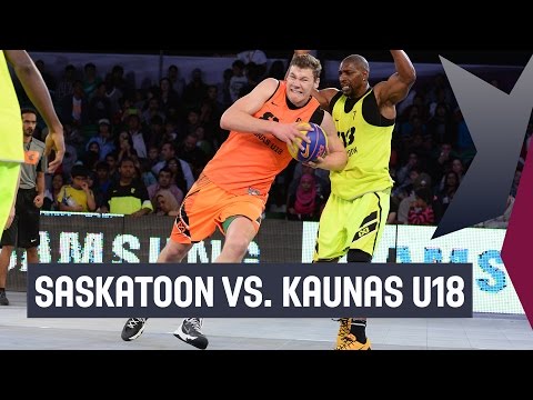 Saskatoon (CAN) vs. Kaunas U18 (LTU) - Pool Stage Full Game - 2014 FIBA 3x3 All Stars