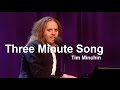 Tim Minchin | "Three Minute Song" | w/ Lyrics