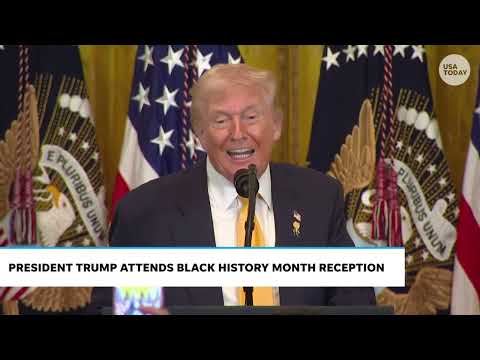 Full Donald Trump speech at Black History Month White House reception
