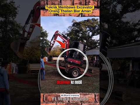 Teknik Membawa Alat Berat Yang Aman Di Jalan Raya‼️ #work #construction