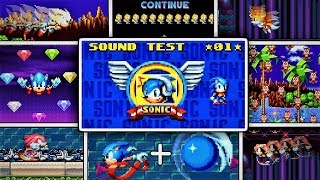 Sonic Mania Plus ALL CHEATS / Level Select Cheat Codes