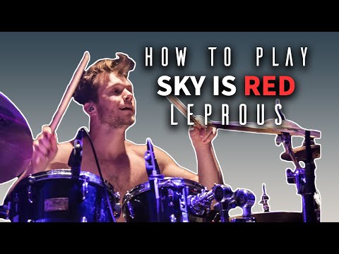 How to play The Sky is Red by Leprous [1] Baard Kolstad | Drum Tutorial