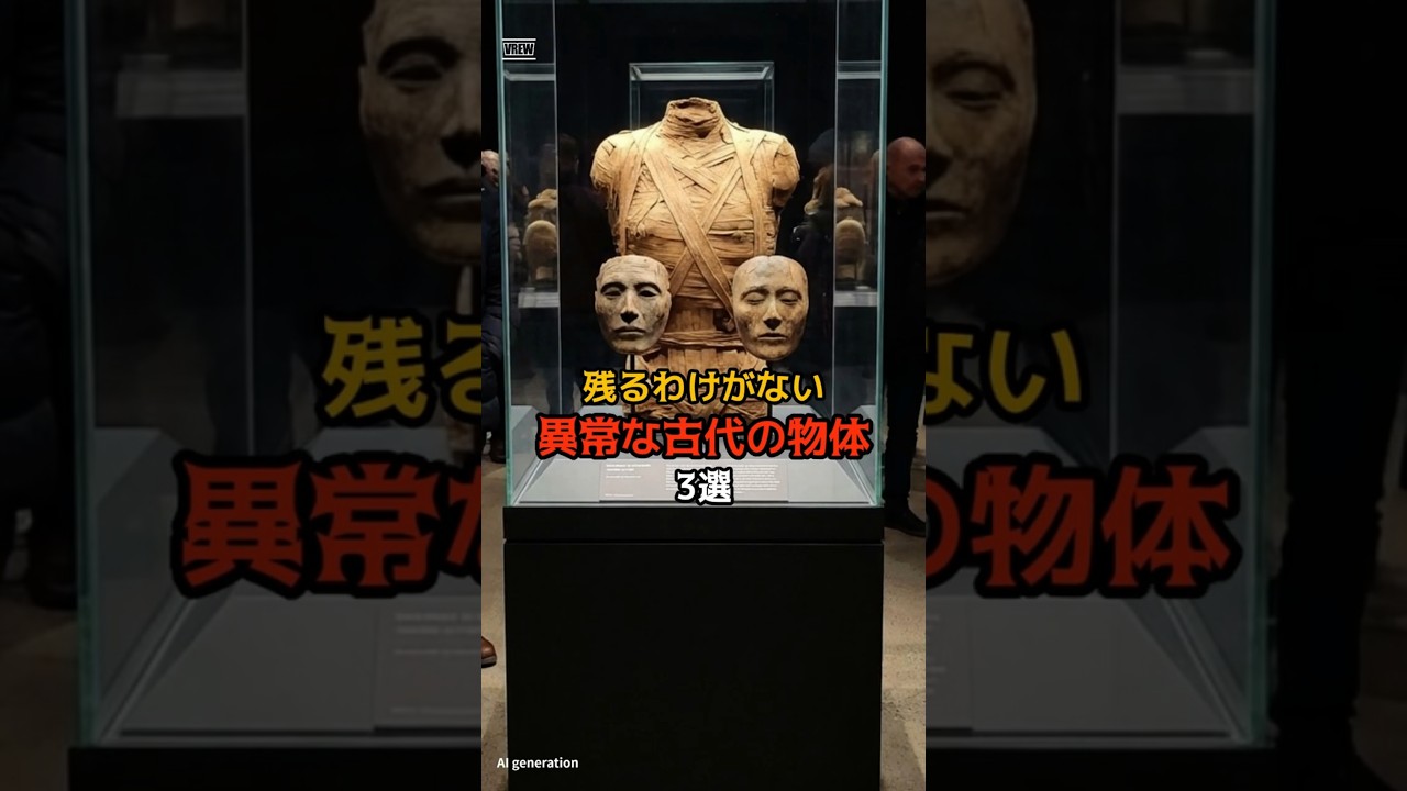 残るわけがない異常な古代の物体3選 #都市伝説 #謎 #不思議 #雑学