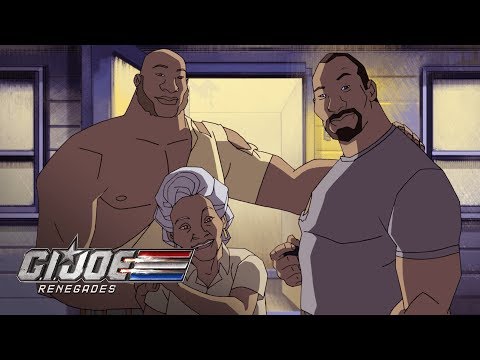 Thumbnail of the video: G.I. Joe Renegades Season 1 - 'Grandma's Boys, Road Block & Heavy Duty' Official Clip