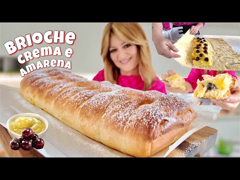 Brioche Sofficissima con Crema e Amarene