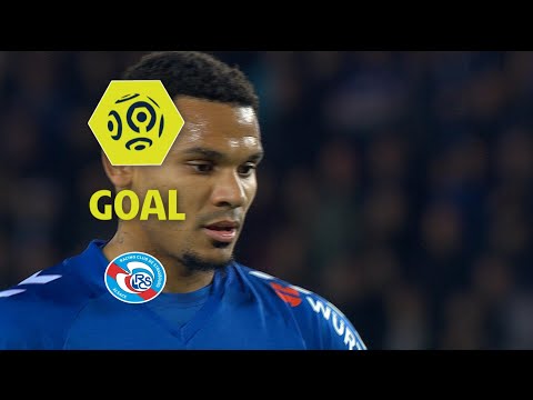 Goal Kenny LALA (28' pen) / RC Strasbourg Alsace - Angers SCO (2-2) / 2017-18