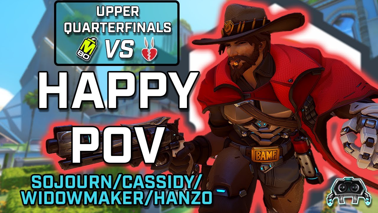 [Happy POV] M80 vs FMCL - Upper Quarterfinals - NA Main Event - OWCS Stage 2