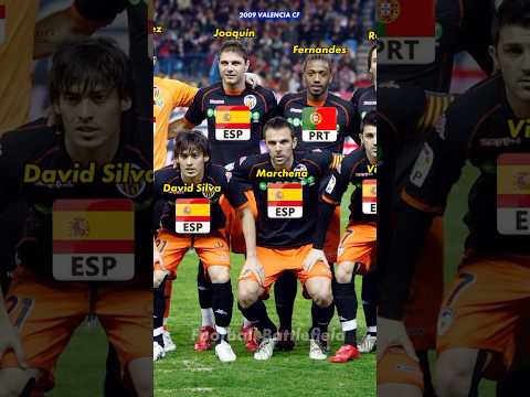 Valencia CF squad 2009🔥Nations❤️#footballshorts #futbol #valenciacf