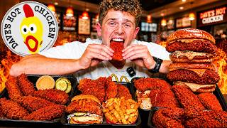 Eating The ENTIRE Spicy Dave’s Hot Chicken Menu!