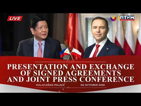 Presentation and Exchange of Signed Agreements and Joint Press Conference