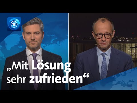 Bundeskanzler Merz zu EU-Gipfel: "Alle drei Ziele sind erreicht" | tagesthemen-Interview