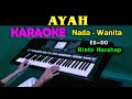 AYAH Rinto Harahap KARAOKE Nada Wanita HD