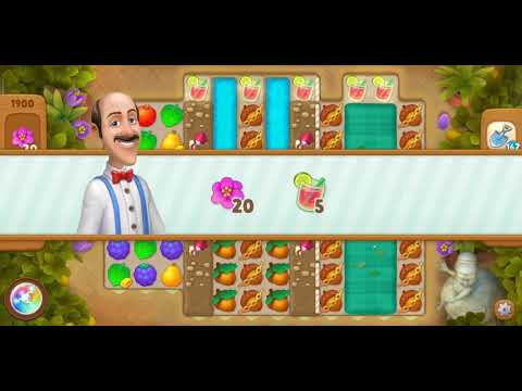 Gardenscapes Level 1900 Walkthrough "No Boosters Used"