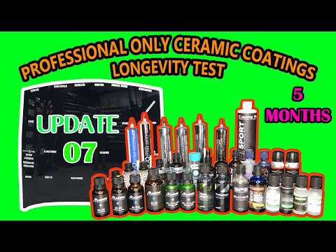 PROFESSIONAL ONLY ceramic coatings - 22 WAY LONGEVITY TEST - UPDATE 07 - 5 MONTHS