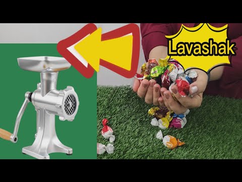 Colorful Taffy vs. Meat Grinder: A Sticky Situation!