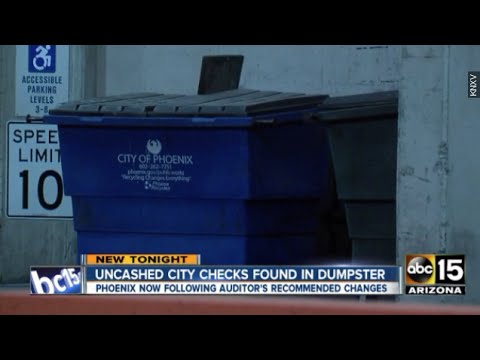 City Threw Away Uncashed Checks Totaling More Than $90,000 - Newsy