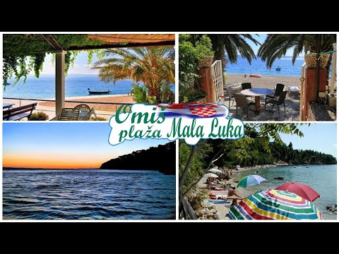 OMIŠ plaža  Mala Luka
