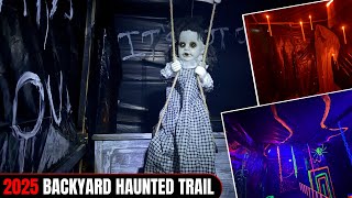 Our EPIC 2025 Backyard Haunted Trail – Full Walkthrough in 4K