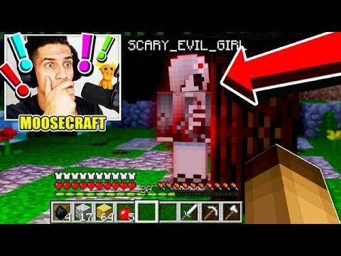 I FOUND a SCARY EVIL GIRL in my MINECRAFT WORLD...