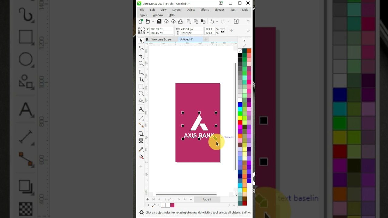 Designing the Axis Bank Logo (Tutorial) | Gfxography