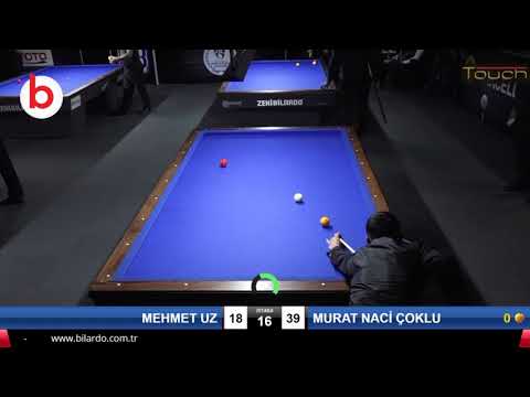 MEHMET UZ & MURAT NACİ ÇOKLU Bilardo Maçı - 2019 TÜRKİYE ŞAMPİYONASI 3.ETAP-FİNAL 1/8